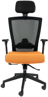 Fotel biurowy, krzesło biurowe ARTNICO Fotel biurowy ergonomiczny Artnico Klus pomarańcz 130557 - Fotele i krzesła biurowe - miniaturka - grafika 2