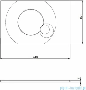 Koło CITY TECHNIC GT przycisk spłukujący chrom mat 94162-003 - Przyciski spłukujące - miniaturka - grafika 3