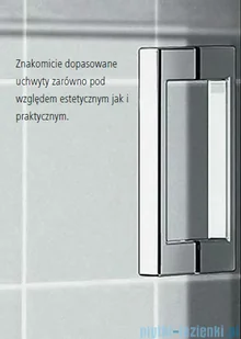 Kermi Cada XS kabina prysznicowa półokrągła 80x80 cm CKP5008020VPK - Kabiny prysznicowe - miniaturka - grafika 4