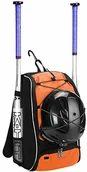 Baseball, krykiet, palant - AmazonBasics plecak na wyposażenie baseballowe dla młodzieży, pomarańczowy - miniaturka - grafika 1