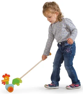 Sevi Drewniana zabawka do pchania, kogut z ruchomą główką, 55x18x11 cm - Pchacze Sevi Drewniana zabawka do pchania, kogut z ruchomą główką, 55x18x11 cm - Pchacze - miniaturka - grafika 4