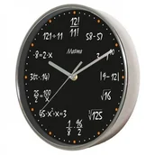 Zegary - Atrix Zegar chromowany matematyka #11W ATE2019M11W - miniaturka - grafika 1