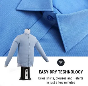 OneConcept OneConcept ShirtButler Automatyczna suszarka do koszul, 850 W, 2 w 1, do 65°C HL-CDR1-0001 - Akcesoria i części do żelazek - miniaturka - grafika 4