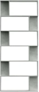 vidaXL vidaXL Regał na książki/przegroda, betonowy szary, 80x24x192 cm - Regały - miniaturka - grafika 5