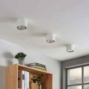 Lampenwelt com Spot sufitowy LED Mabel, okrągły, biały - Lampy sufitowe - miniaturka - grafika 4