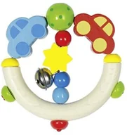 Grzechotki dla dzieci - Heimess Drewniana grzechotka, auta - miniaturka - grafika 1