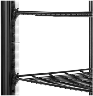 Royal Catering Witryna chłodnicza 78 l 4 poziomy czarna zamykana RCCC-78-BT - Szafy i witryny chłodnicze - miniaturka - grafika 4