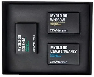 Zestaw Niezbędnik Golibrody mydło do twarzy i ciała 85ml + mydło do golenia 85ml + mydło do włosów 85ml Zew For Men - Zestawy kosmetyków męskich - miniaturka - grafika 2