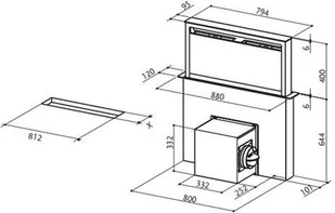Faber Fabula Plus 90 Biały - Okapy kuchenne - miniaturka - grafika 3