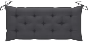 vidaXL Lumarko Huśtawka ogrodowa z antracytową poduszką, 170 cm, drewno tekowe 3062877 - Huśtawki - miniaturka - grafika 5
