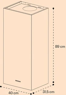 Klarstein Monumenta 40 Czarny CGCH3-Monumenta-SS - Okapy kuchenne - miniaturka - grafika 6