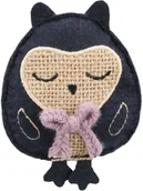 Zabawki dla kotów - Trixie Sowa, zabawka, dla kota, materiał/juta, 11 cm, z kocimiętką - miniaturka - grafika 1