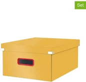 Pudła i pojemniki do przechowywania - Leitz Leitz Pudełka (2 szt.) "Cosy" w kolorze żółtym - miniaturka - grafika 1
