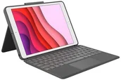 Akcesoria do tabletów i e-booków - Logitech Combo Touch - keyboard and folio case - with trackpad - QWERTY - Spanish - graphite - Etui z klawiaturą - Szary 920-009627 - miniaturka - grafika 1
