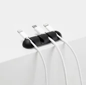 Maskownice do kabli - BlueLounge CableDrop multi uchwyt na 4 kable 2 szt. czarny CDMU-BL - miniaturka - grafika 1