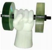 Pudełka i akcesoria na płyty CD - Silna Ręka - Stojak Na CD DVD Płyt Sztanga Hantle - miniaturka - grafika 1