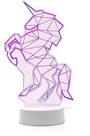 Kubki termiczne - Mustard Musztardowy Unicorn LED Light, Plastic, Multicolored, 9 x 2 x 3 cm M11021 - miniaturka - grafika 1