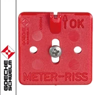 Sprzęt geodezyjny - GOECKE Tarcza z reperem pod łate 40x40mm 13E-3 - miniaturka - grafika 1