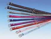 Obroże dla kotów - Nobby obroża dla psów  Crystal, różowy/biały - miniaturka - grafika 1