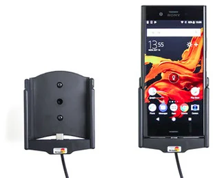 Brodit AB Uchwyt do Sony Xperia XZ1 z wbudowaną ładowarką samochodową do profesjonalnego montażu 727008 - Uchwyty samochodowe do telefonów - miniaturka - grafika 7