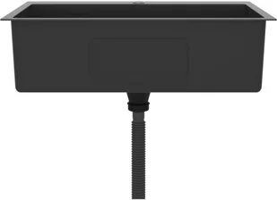 vidaXL Lumarko Ręcznie robiony zlew kuchenny z otworem na kran, czarny, stal 51515 - Zlewozmywaki - miniaturka - grafika 21