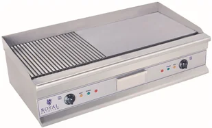 Royal Catering Płyta grillowa - 100 cm - ryflowana - 2 x 3200 W RCG 100G RCG 100G - Piece, kotły i płyty grzejne gastronomiczne Royal Catering Płyta grillowa - 100 cm - ryflowana - 2 x 3200 W RCG 100G RCG 100G - Piece, kotły i płyty grzejne gastronomiczne - miniaturka - grafika 1