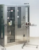 Szafy i regały magazynowe - Malow SZAFA LEKARSKA ZE STALI NIERDZEWNEJ SMLN 101 SMLN 101 - miniaturka - grafika 1