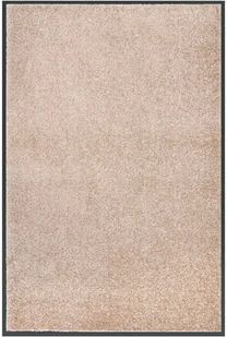 vidaXL Wycieraczka, beżowa, 80 x 120 cm - Wycieraczki - miniaturka - grafika 2