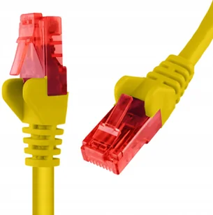 Kabel RJ45 CAT 6 U/UTP AWG24 żółty 25m - Pozostałe akcesoria sieciowe - miniaturka - grafika 2