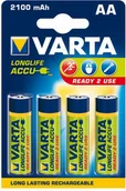 Baterie i akcesoria - Varta BATERIE ACCU R6 2100mAh LONGLIFE READY 4/ - miniaturka - grafika 1