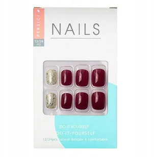 Tipsy Sztuczne Paznokcie Zdobione Wzory 24 szt 85 - Sztuczne paznokcie i akcesoria - miniaturka - grafika 6