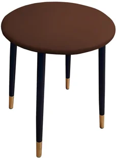 Taboret TRIX D2 brąz podstawa czarna/złota - Taborety i hokery - miniaturka - grafika 2