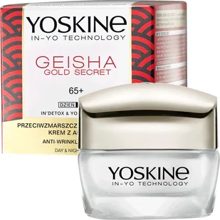 Yoskine Geisha Gold Secret krem na dzień i noc 65+ 50 ml - Kremy do twarzy - miniaturka - grafika 2