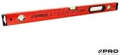 Poziomice, łaty, miary - Pro Poziomica czerwona 80CM ze wskaźnikami poziomu i pionu PRO900 HEAVY DUTY - (3-01-01-D4-080) - miniaturka - grafika 1
