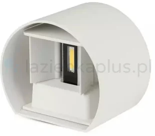 v-tac Oprawa Ścienna Kinkiet 6W V-TAC Góra/Dół Regulowany Czarny Okrągły IP65 Bridgelux VT-756 4000K 660lm - Lampy ścienne - miniaturka - grafika 29