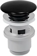 Syfony - Ferro Spust clik-clak z przelewem czarny korek - miniaturka - grafika 1
