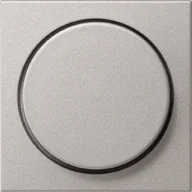 Wyłączniki światła i elektryczne - Gira 065026 okładka ściemniacza obrotowego system 55 Alu 065026 - miniaturka - grafika 1