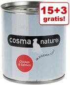Mokra karma dla kotów - Cosma Nature 6 x 280 g Kurczak i szynka drobiowa - miniaturka - grafika 1