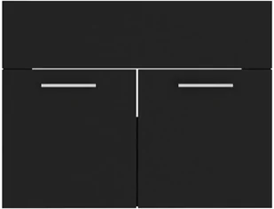 VidaXL Lumarko Zestaw mebli łazienkowych, czarny, płyta wiórowa! 3071694 VidaXL - Meble łazienkowe - miniaturka - grafika 44