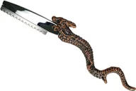 Brzytwy fryzjerskie - Gepard Profesjonalna Brzytwa Razor Barberski W Stylu Smoka Brąz I-84-GREY - miniaturka - grafika 1