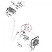 Części i akcesoria do maszyn rolniczych - CASE OSUSZACZ KLIMATYZACJI CASE/STEYR 1-34-684-076 - miniaturka - grafika 1