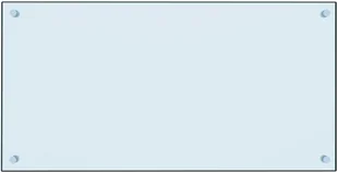 vidaXL Panel ochronny do kuchni biały 80x40 cm szkło hartowane 249454 - Pozostałe akcesoria kuchenne - miniaturka - grafika 4