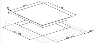 Płyta gazowa do zabudowy Smeg PX164L - Płyty gazowe do zabudowy - miniaturka - grafika 3