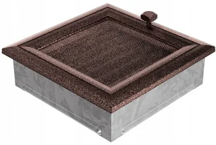 Kratki.pl kratka 17/17 oskar miedziany z żaluzją 17OMIX - Akcesoria kominkowe - miniaturka - grafika 2