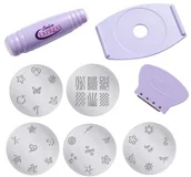 Zestawy do manicure i pedicure - Salon Express Stempel Stempelek Blaszki Do Zdobień - miniaturka - grafika 1