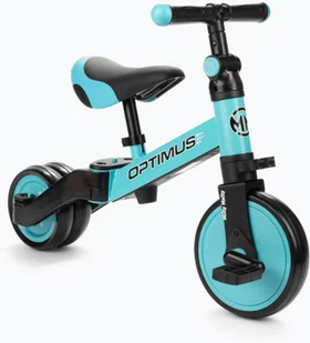 milly mally Milly Mally Rowerek 3w1 Optimus Blue - Rowerki trójkołowe - miniaturka - grafika 3
