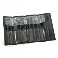 Grzebienie fryzjerskie - Fox Line Black zestaw grzebieni w etui 9 szt - miniaturka - grafika 1