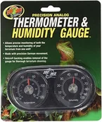 Terraria - Zoo Med TH-22E Dual termometr Humidity Gauge, do pomiaru temperatury i wilgotności powietrza w terrarium TH22 - miniaturka - grafika 1