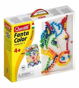 Quercetti FANTACOLOR MOZAIKA 300 szt QU-0851 - Zabawki kreatywne - miniaturka - grafika 4