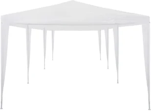 vidaXL Namiot imprezowy, 3 x 9 m, PE, biały - Pawilony ogrodowe - miniaturka - grafika 4